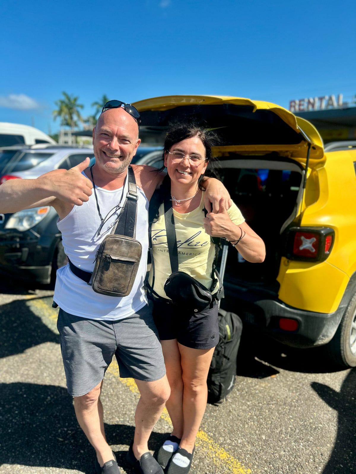 Family ready to explore Belize