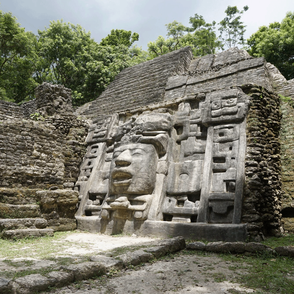 Maya temple in Belize